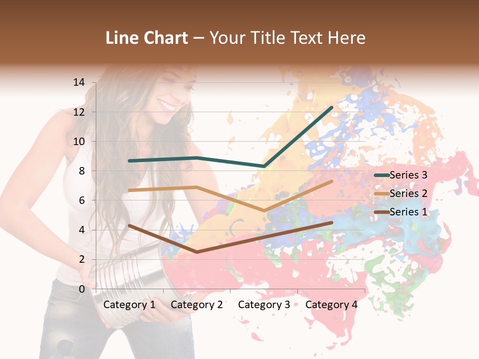 Fun White Colorful PowerPoint Template