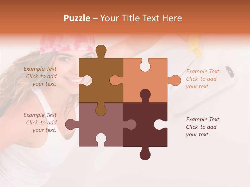 Painter Happy Attractive PowerPoint Template