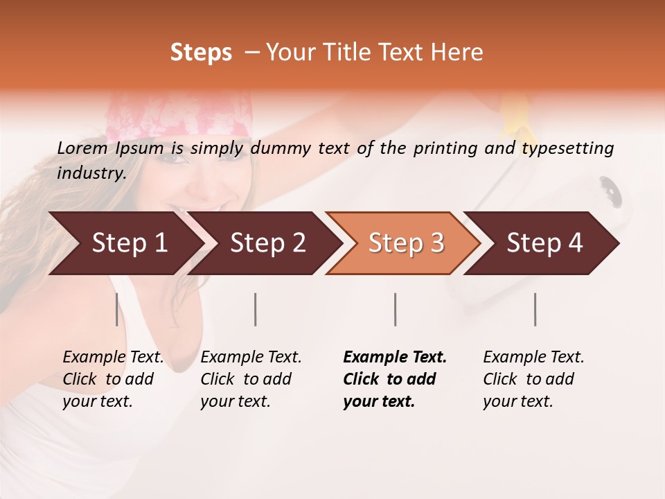 Painter Happy Attractive PowerPoint Template