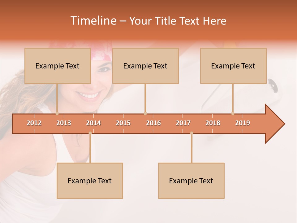 Painter Happy Attractive PowerPoint Template