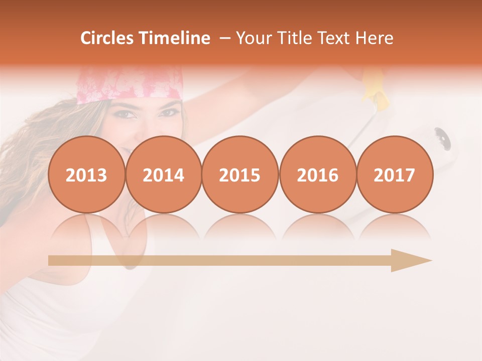 Painter Happy Attractive PowerPoint Template