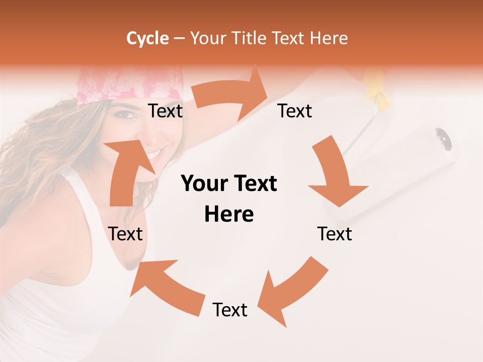 Painter Happy Attractive PowerPoint Template