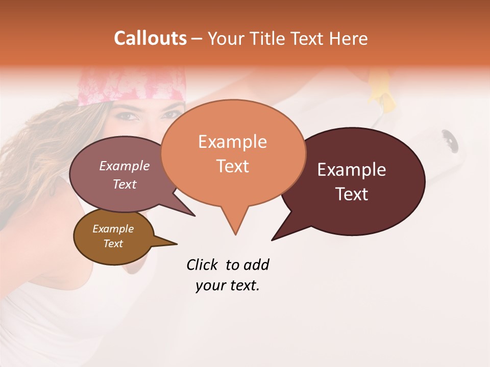 Painter Happy Attractive PowerPoint Template