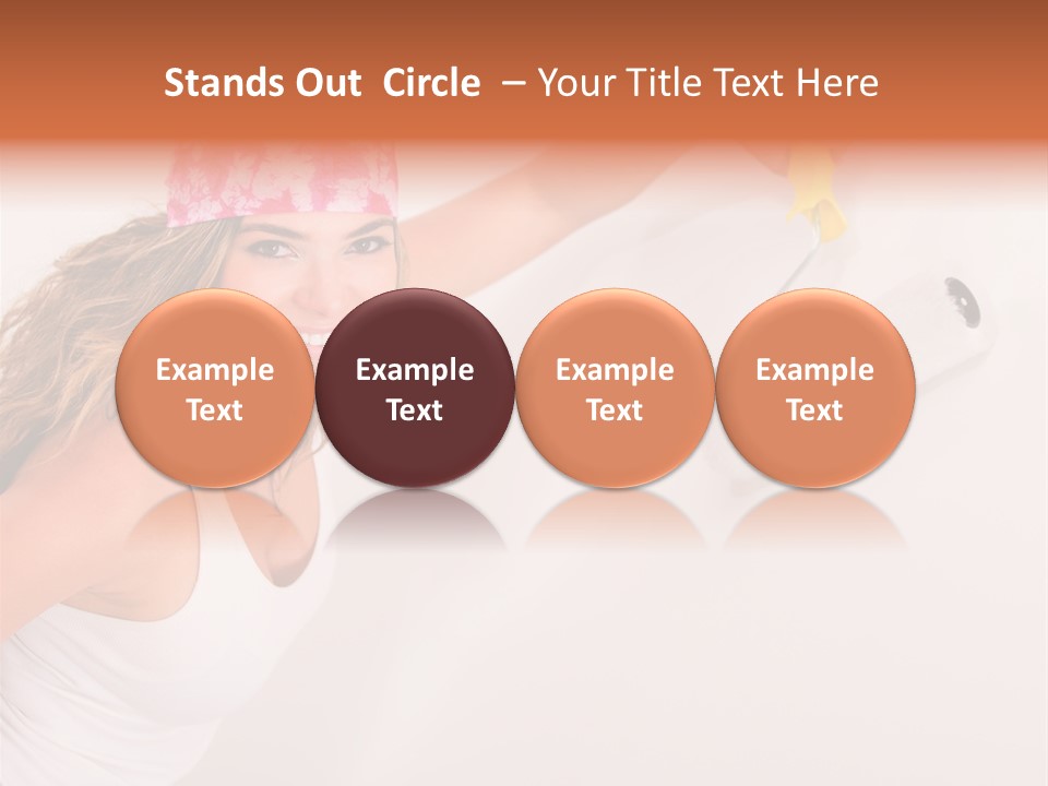 Painter Happy Attractive PowerPoint Template