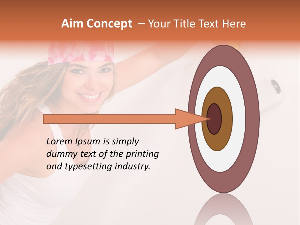 Painter Happy Attractive PowerPoint Template