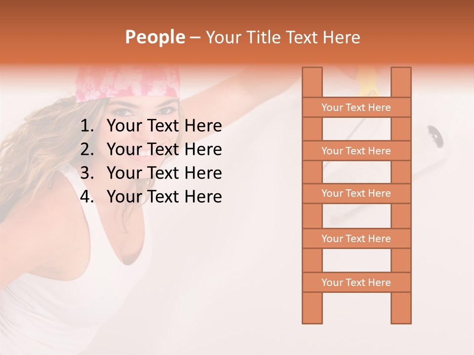 Painter Happy Attractive PowerPoint Template