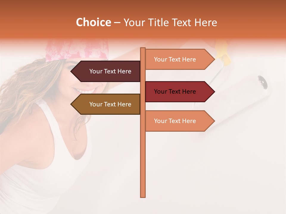 Painter Happy Attractive PowerPoint Template