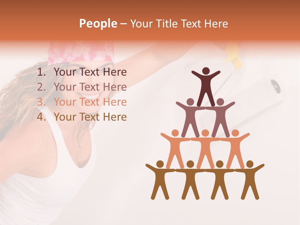 Painter Happy Attractive PowerPoint Template