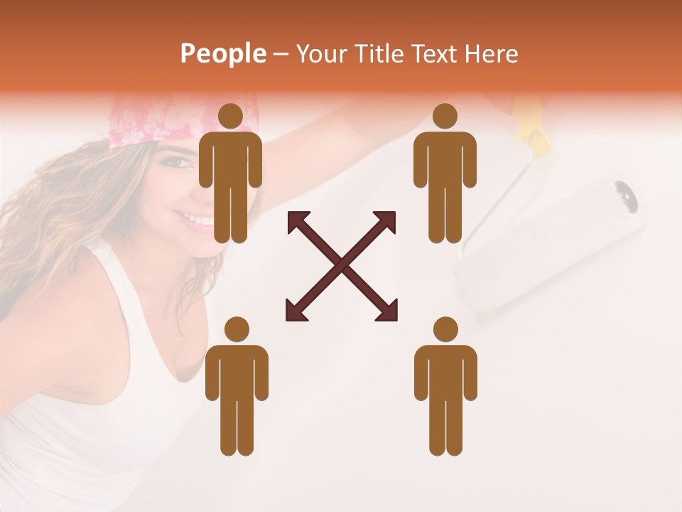 Painter Happy Attractive PowerPoint Template