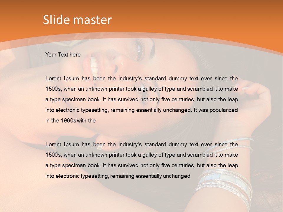 Adult Maldivian Shadow PowerPoint Template