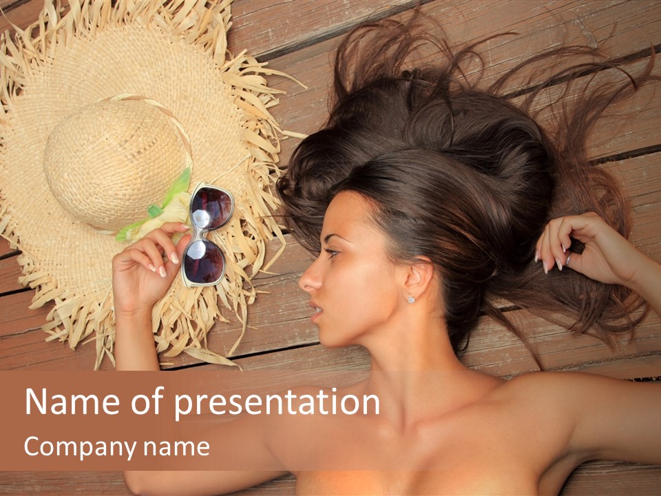 Face Shore Beautiful PowerPoint Template