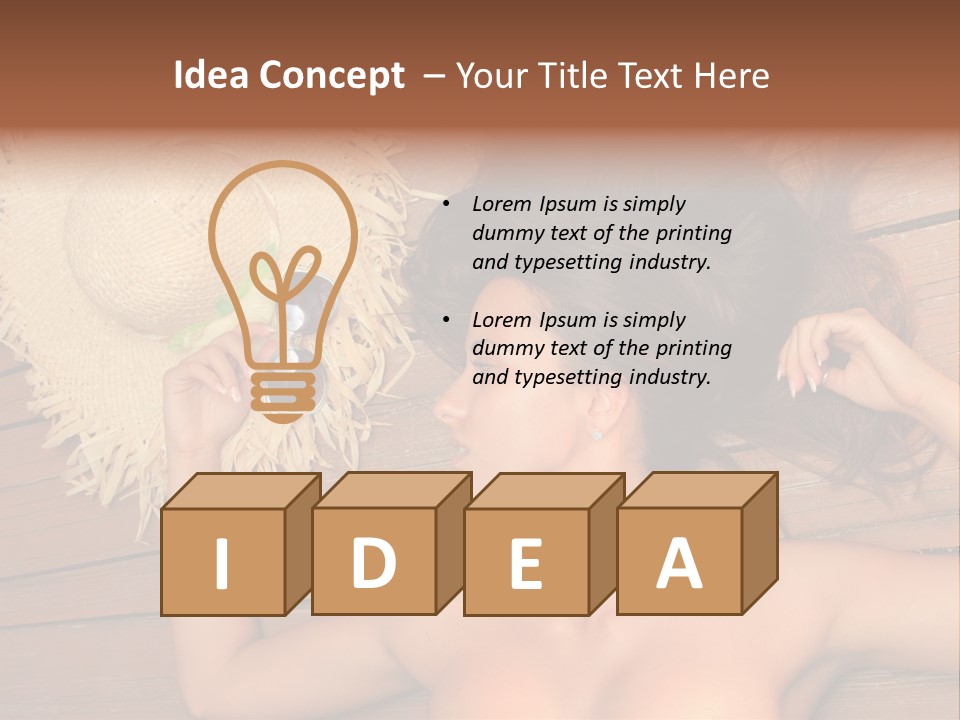 Face Shore Beautiful PowerPoint Template