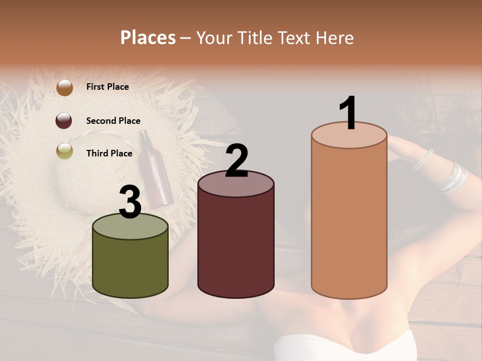 Coast Straw And PowerPoint Template