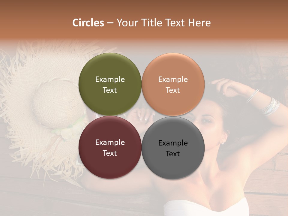 Coast Straw And PowerPoint Template