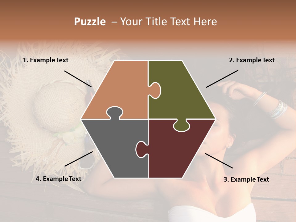 Coast Straw And PowerPoint Template