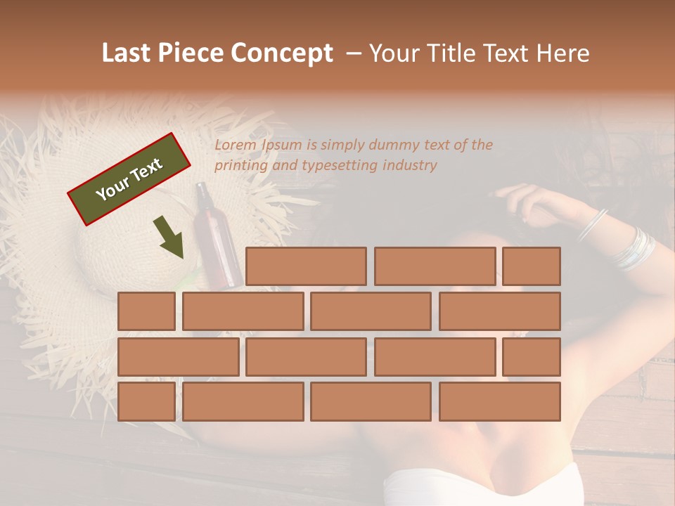 Coast Straw And PowerPoint Template