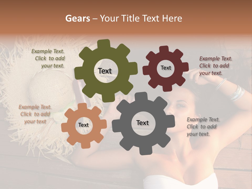 Coast Straw And PowerPoint Template