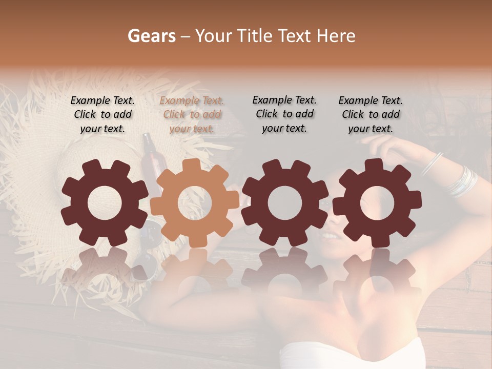 Coast Straw And PowerPoint Template