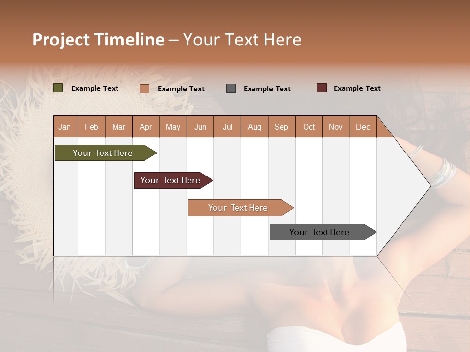 Coast Straw And PowerPoint Template