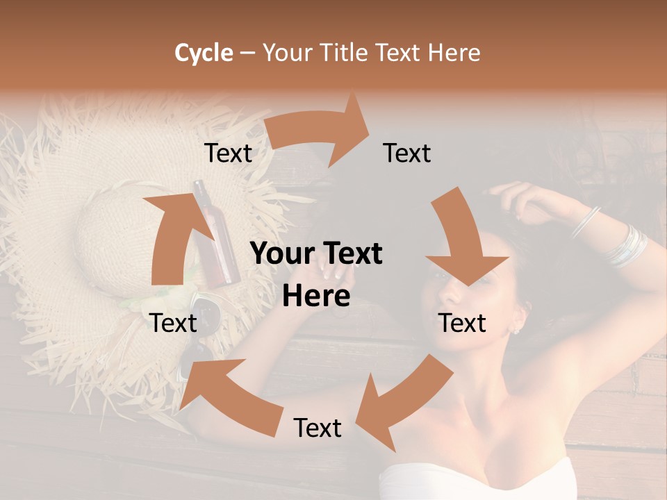 Coast Straw And PowerPoint Template