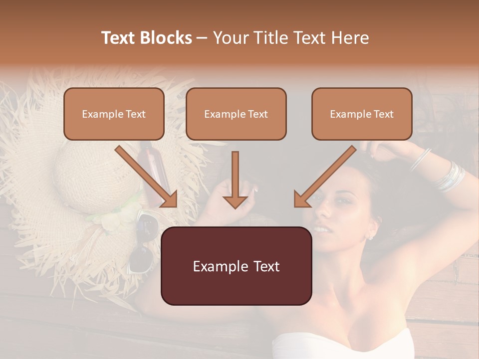 Coast Straw And PowerPoint Template