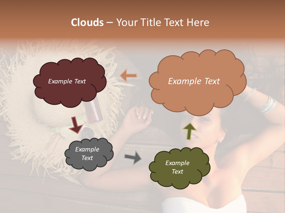 Coast Straw And PowerPoint Template