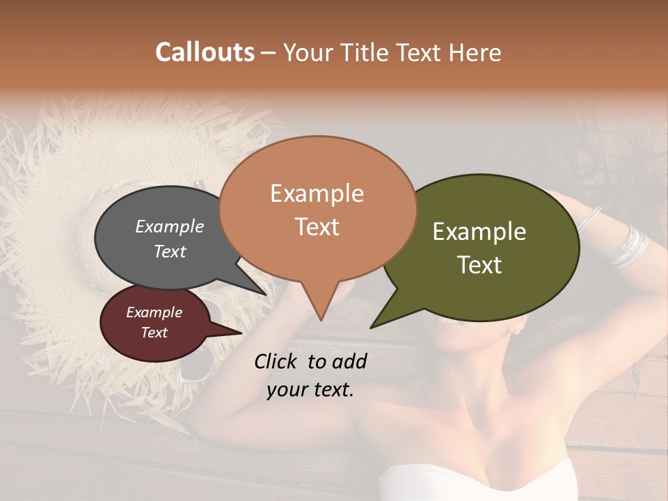 Coast Straw And PowerPoint Template