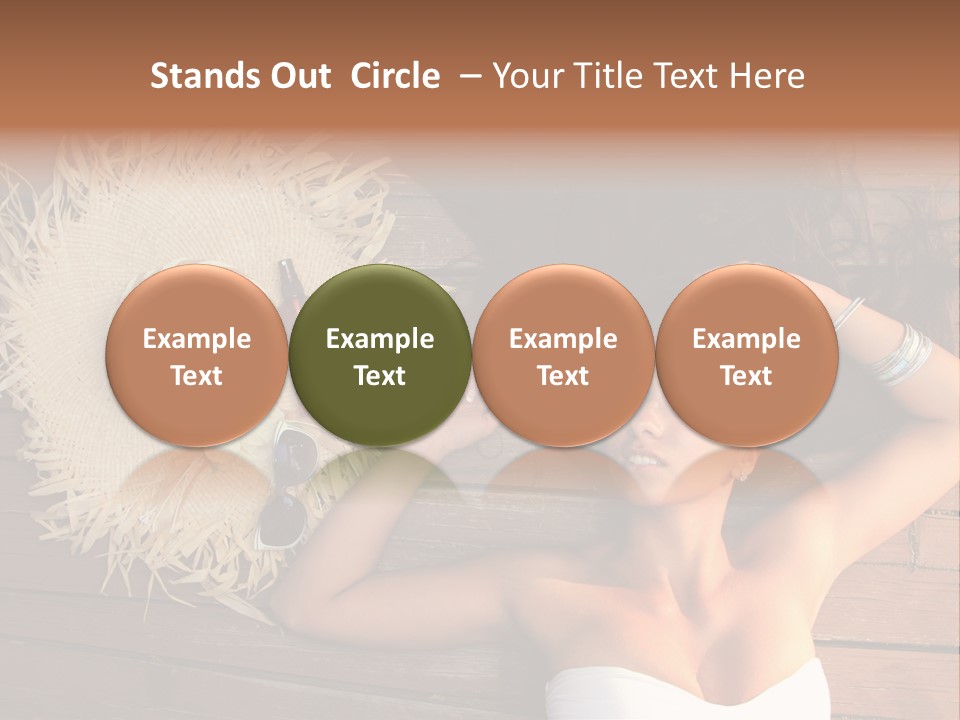 Coast Straw And PowerPoint Template