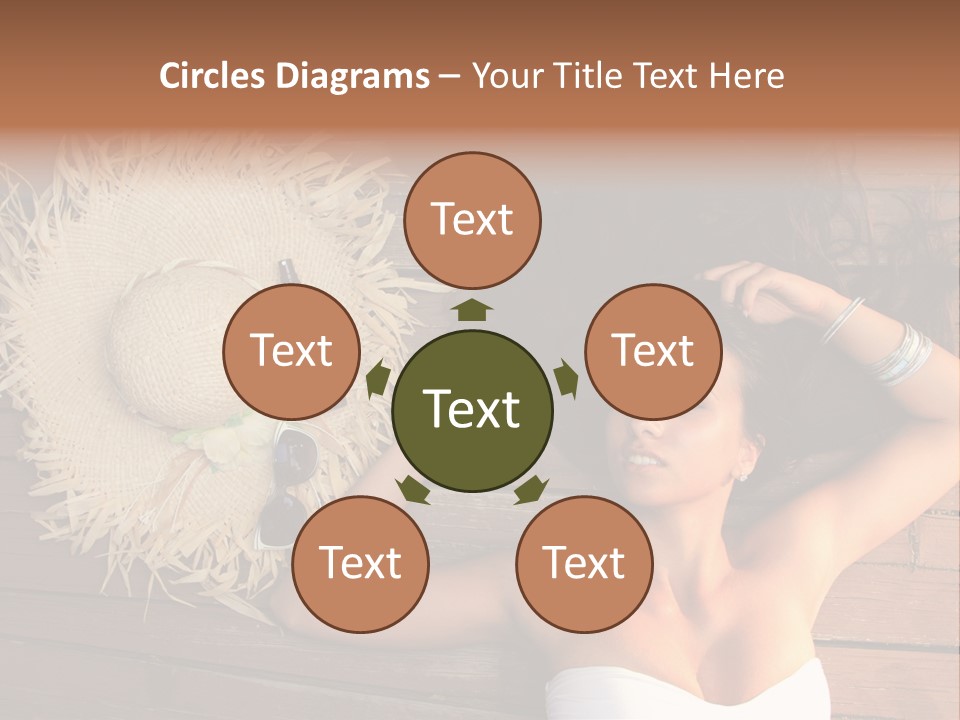 Coast Straw And PowerPoint Template