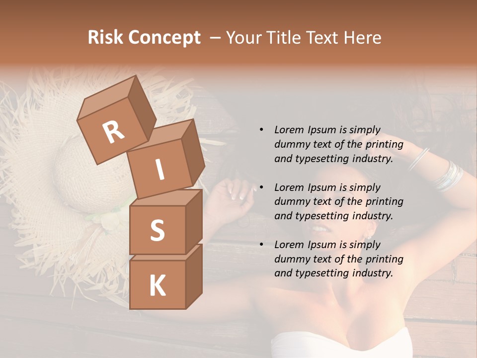 Coast Straw And PowerPoint Template