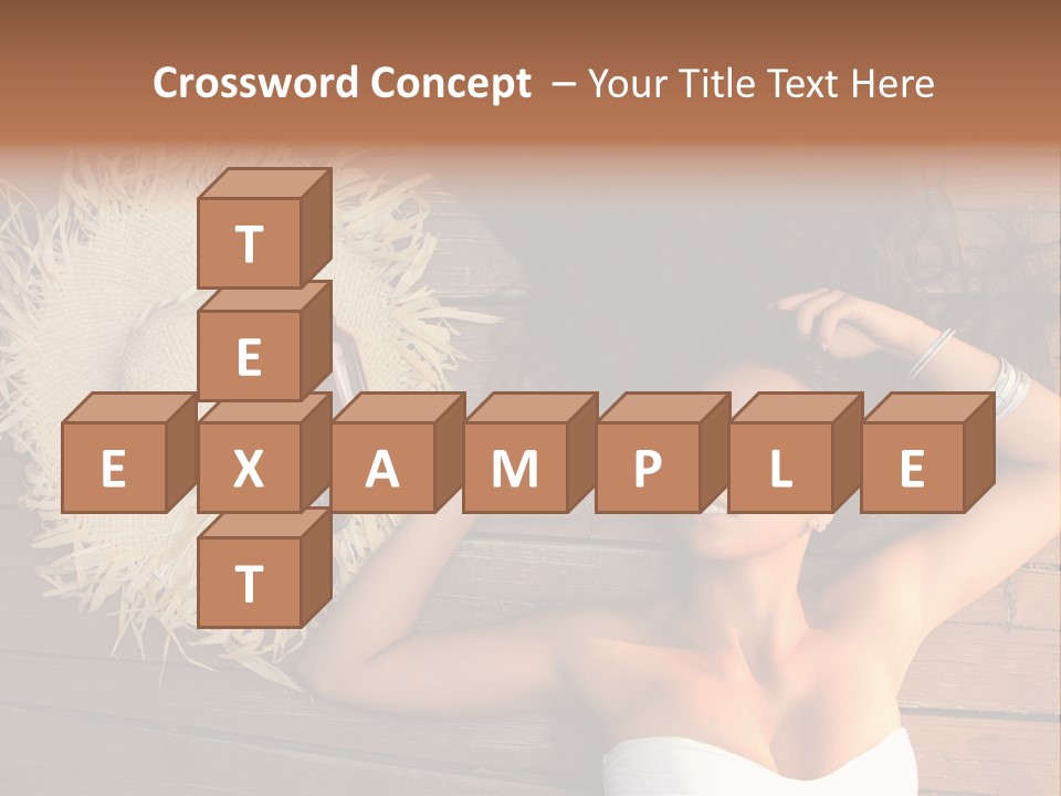 Coast Straw And PowerPoint Template