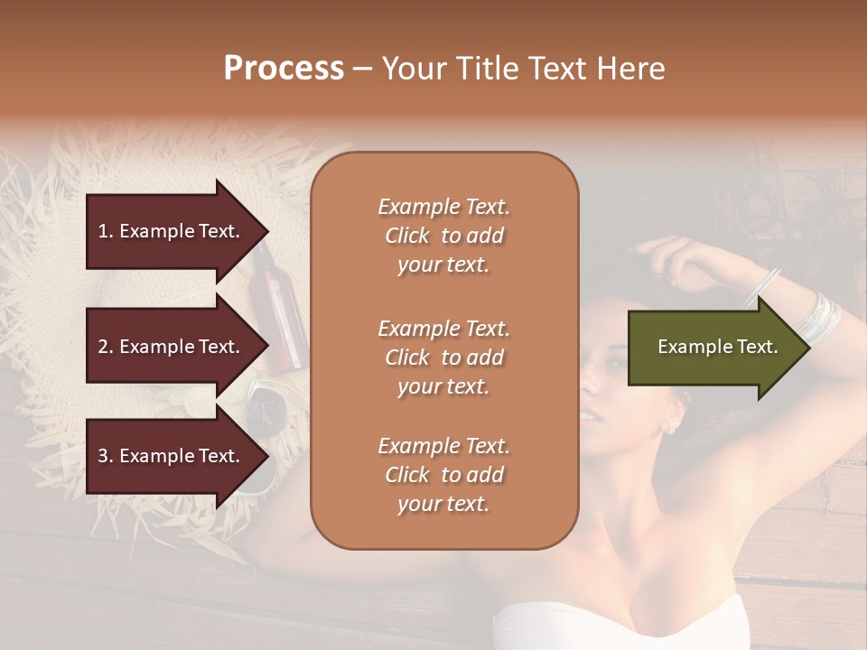 Coast Straw And PowerPoint Template