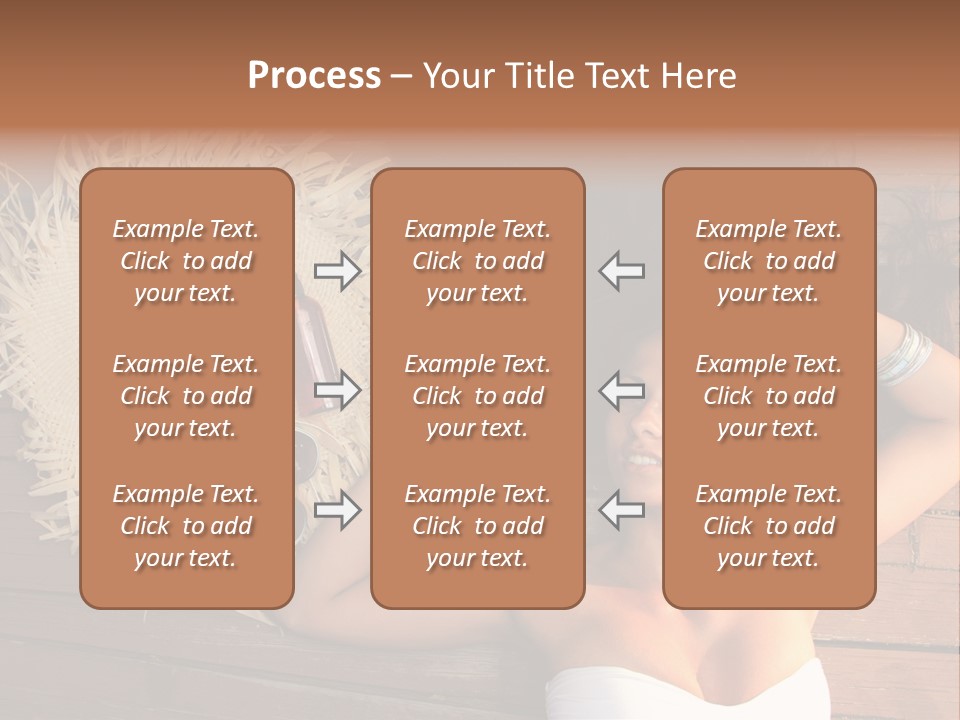 Coast Straw And PowerPoint Template