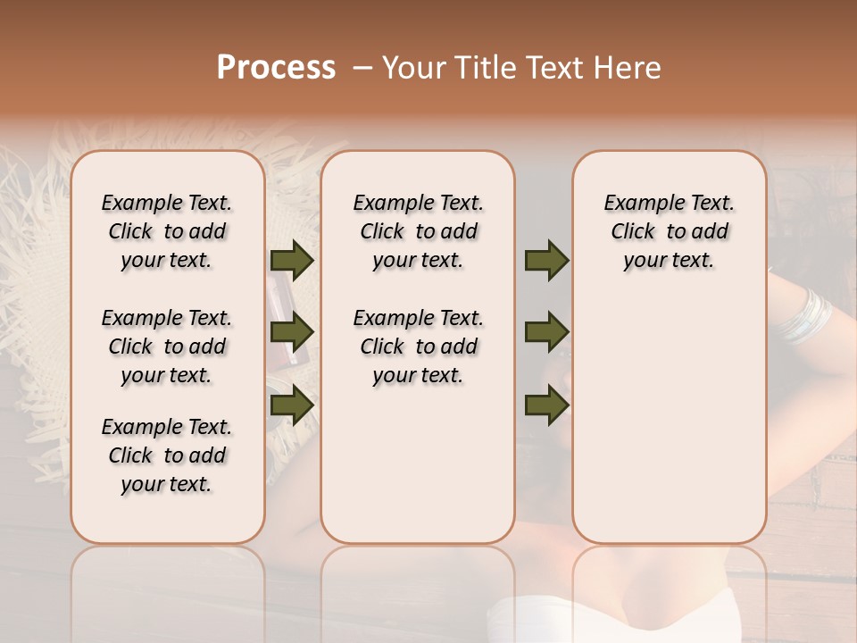 Coast Straw And PowerPoint Template