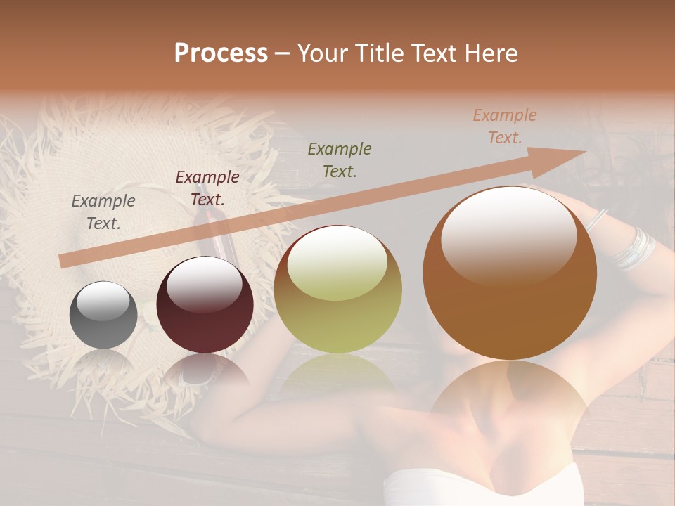 Coast Straw And PowerPoint Template