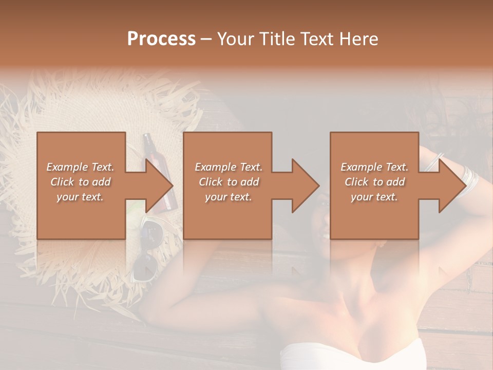 Coast Straw And PowerPoint Template