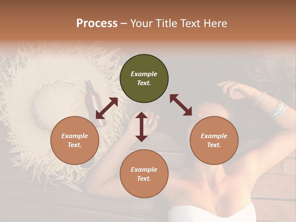 Coast Straw And PowerPoint Template