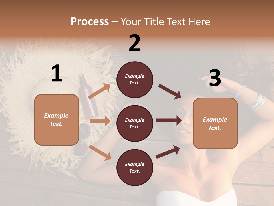 Coast Straw And PowerPoint Template
