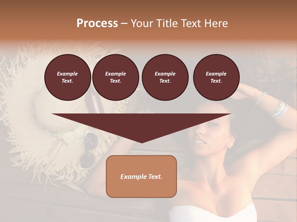 Coast Straw And PowerPoint Template