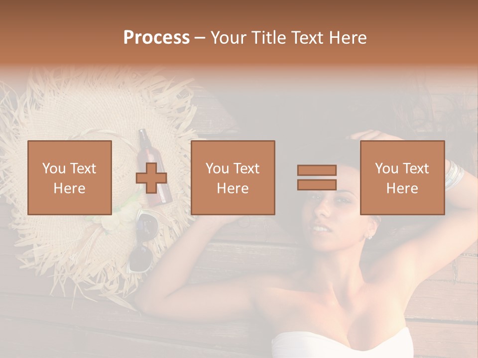 Coast Straw And PowerPoint Template