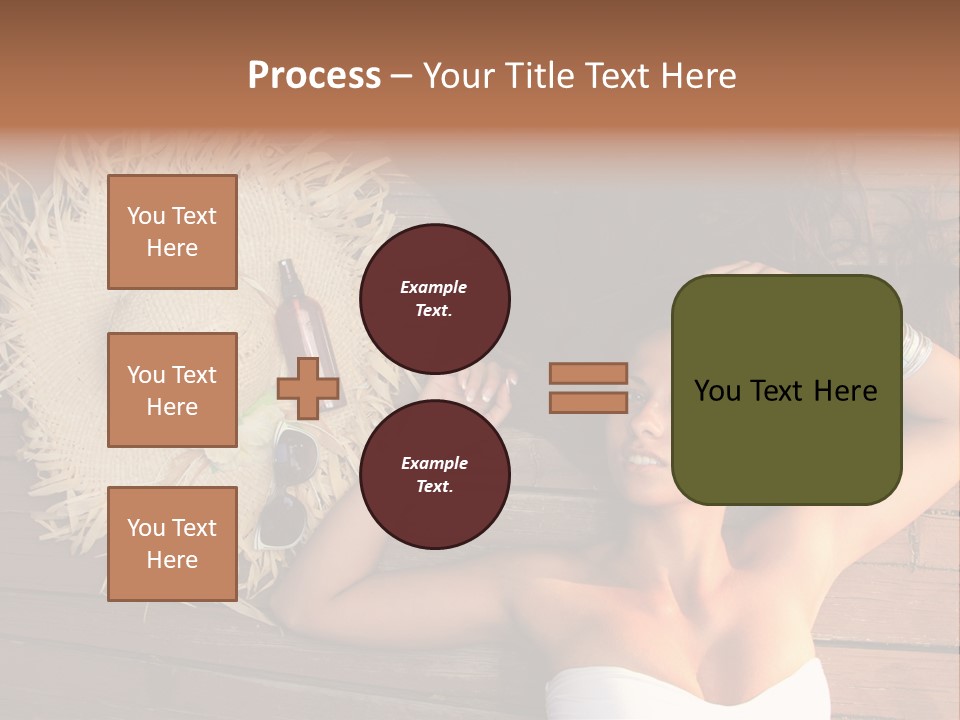 Coast Straw And PowerPoint Template