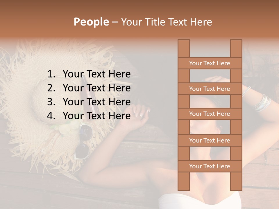 Coast Straw And PowerPoint Template