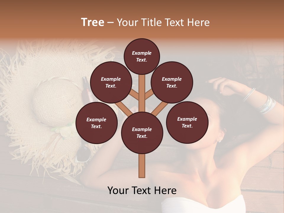 Coast Straw And PowerPoint Template