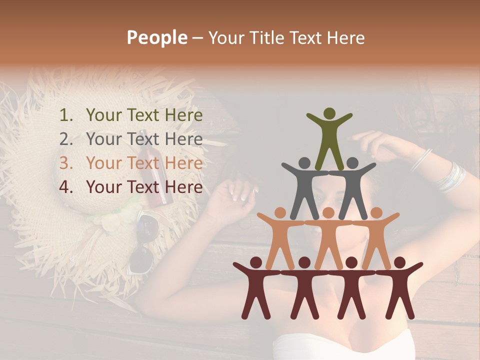 Coast Straw And PowerPoint Template