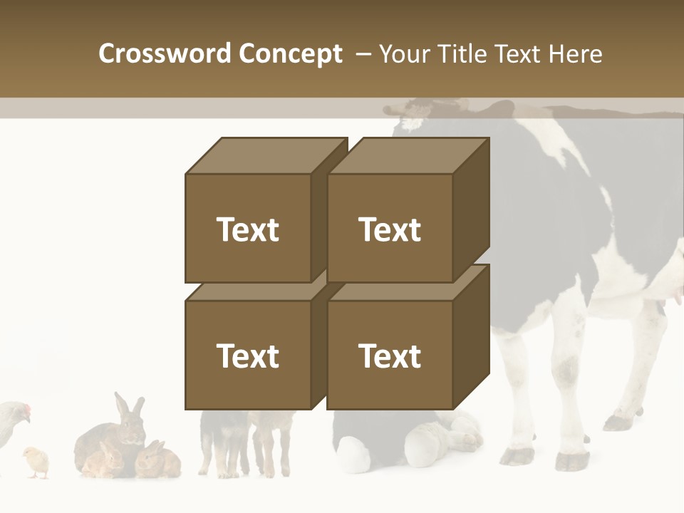Animaux Animal De Ferme Mammif PowerPoint Template