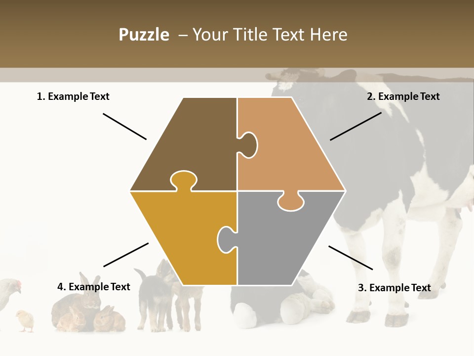 Animaux Animal De Ferme Mammif PowerPoint Template