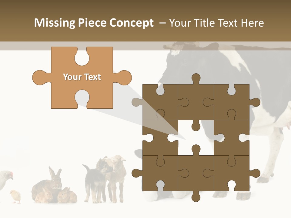 Animaux Animal De Ferme Mammif PowerPoint Template