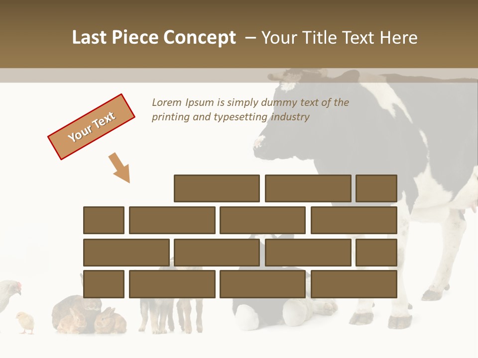 Animaux Animal De Ferme Mammif PowerPoint Template