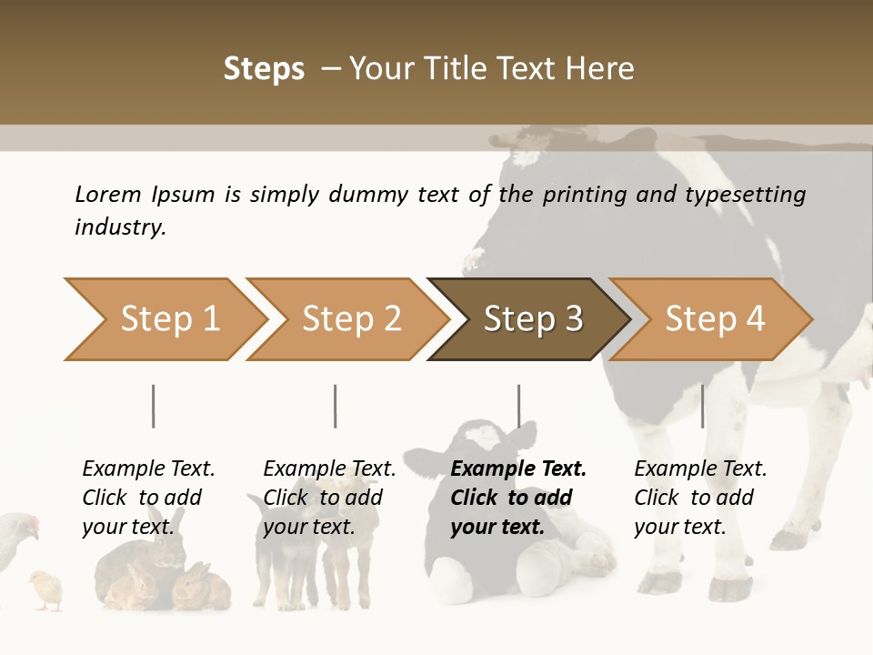 Animaux Animal De Ferme Mammif PowerPoint Template