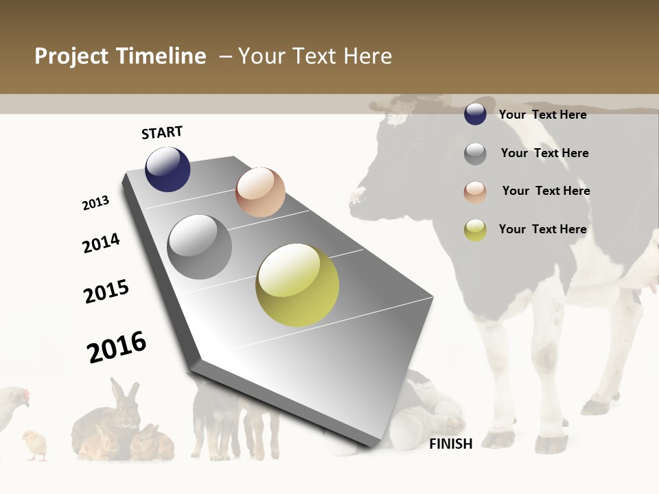 Animaux Animal De Ferme Mammif PowerPoint Template